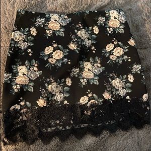 Forever 21 floral skirt